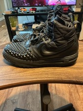 2017 Men Nike Lunar Force 1 Black Duckboot Anthracite 916682-002 Size 8.5