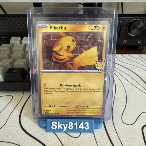 Pokémon TCG 30th Anniversary Pikachu Pokemon Day 2026 Promo Card SWIRL AT TAIL