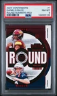 2024 CONTENDERS ROUND NUMBERS RED #1 DRAKE MAYE/JAYDEN DANIELS PSA 8