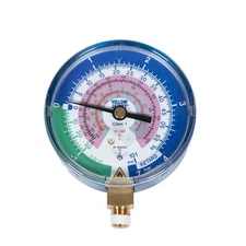 Yellow Jacket 49188 Blue Compound, bar/psi, R-600A/290 Gauge, 3 1/8 in