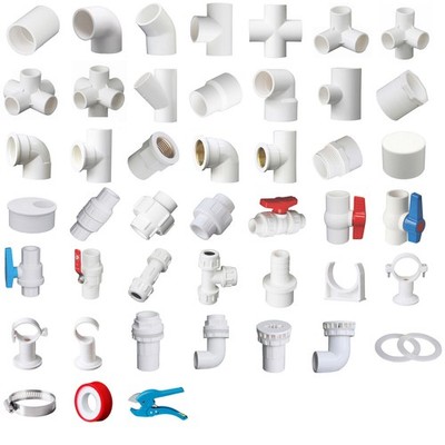Weiß Ø 25 mm PVC Klebefitting Verschraubung Klebemuffe Fittings Winkel Kugelhahn