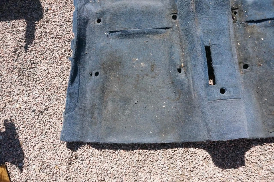 OEM BMW E30 Sedan Blue Cabin Floor Carpet Panel 84-91 318i 325e 325i 325ix - Изображение 2 из 4