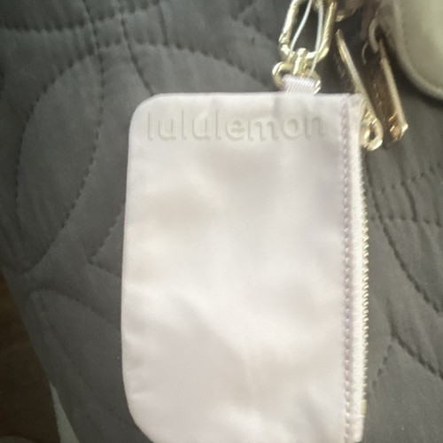 Lululemon Dual Pouch Wristlet Pouch Wallet, Credit Card, White, One Size