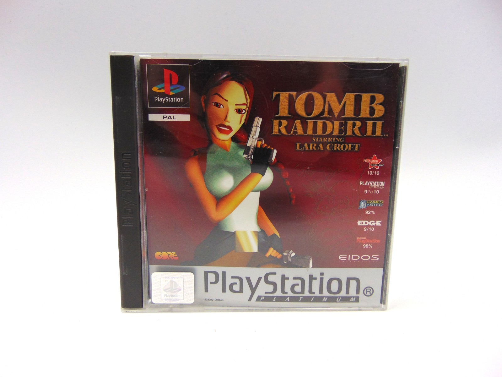 PS1 Tomb Raider II Lara Croft 2 Sony Playstation