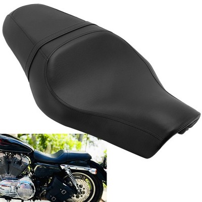 Driver & Rear Passenger Two Up Seat For Harley Sportster XL 883 1200 48 72 US