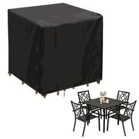 Heavy Duty Waterproof Garden Patio Furniture Cover for Rattan Table Cube Outdoor