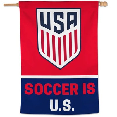 USA SOCCER NATIONAL TEAM WORLD CUP 28'' X 40'' HOUSE FLAG OR WALL BANNER WINCRAFT