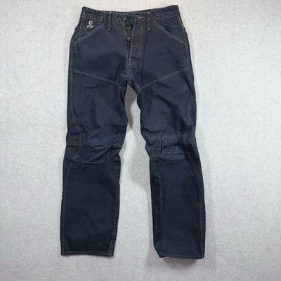 G Star Raw MOTOR 5620 LOOSE EMBRO Jeans Mens 28x30 Dark Wash Flap Pockets Y2K 96