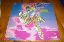 RAD Laserdisc LD EXCELLENT ULTRA RARE BMX LORI LOUGHLIN BILL ALLEN TALIA SHIRE!