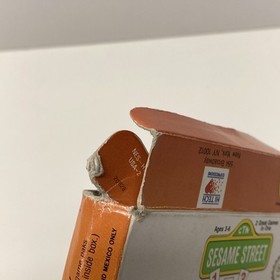 Sesame Street 123 Nintendo NES UNTESTED Game Complete box + manual insert clean