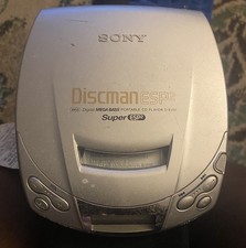 Sony Discman ESP2 Digital Mega Bass Portable CD Player D-E251 - Tested/Working