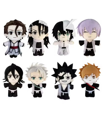 Bleach Plush Toy Byakuya Ichigo Aizen Zaraki Rukia Gin Doll