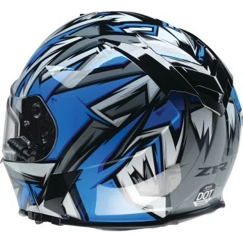 Z1R Warrant Snow Full Face Helmet - Neuron Blue/White - Adult Size Large - Image 3 of 4