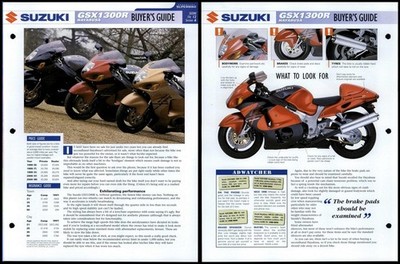 Suzuki GSX1300R Hayabusa - Buyers Guide - Essential Superbike Data File Page