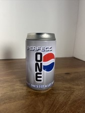 Banque de pièces de monnaie vintage Pepsi "Perfect One" logo cola