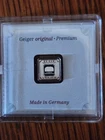 Geiger Edelmetalle 1 Gram Bar In Assay .999 Fine Silver