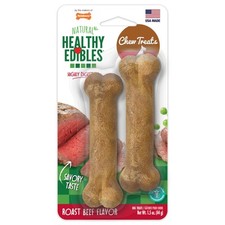Nylabone Healthy Edibles Natural Dog Chews Long Lasting Chew Treats Fo