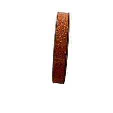 Celebrate it Halloween Orange Glitter Ribbon 3/8inx4yd
