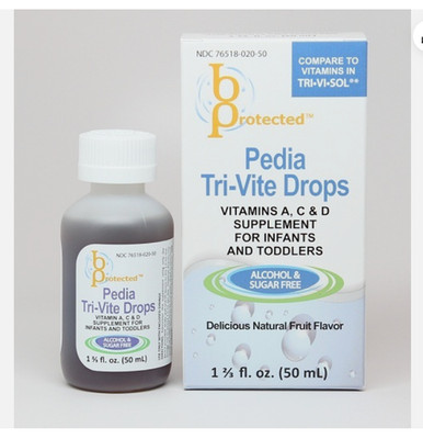Pedia Tri-Vite Drops Vitamin A, C, & D INFANT- GOTAS DE VITAMINA A, C & D 