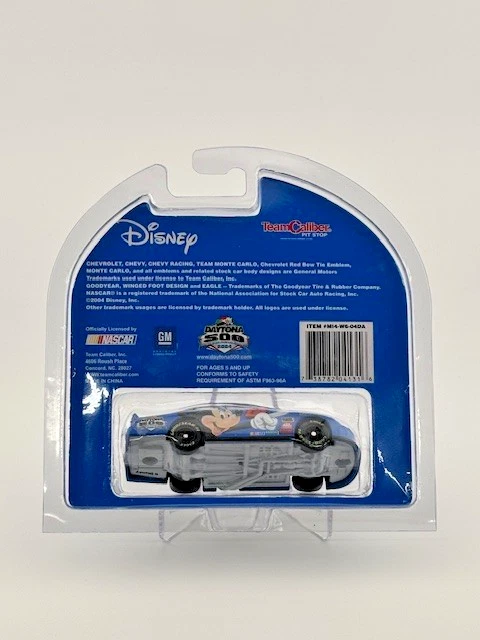 Team Caliber Lot of 4 Disney 2004Daytona 500 1/64 Mickey Minnie Donald Goofy NIB - Image 3 of 4