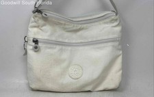 Kipling Womens Callie White Adjustable Strap Zip Top Crossbody Handbag