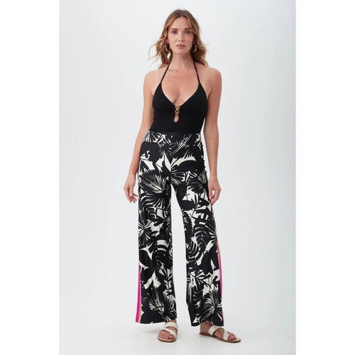 Trina Turk Damen Standard Lennox Badehose Gr. M schwarz Blumen Strand Cover Up - Bild 17 von 24
