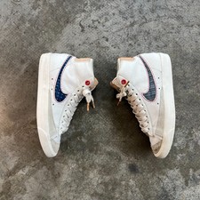 Nike Blazer Mid 77 x Denham Sail Midnight Navy Blue CU8054-100 Men’s 6.5 Sashiko