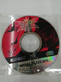 Capcom Vampire Savior Sega Saturn Game with Damaged Box