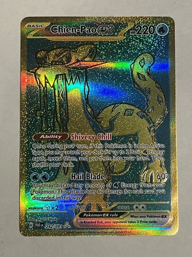 Chien-Pao EX 242/091 NM Paldean Fates Pok√©mon