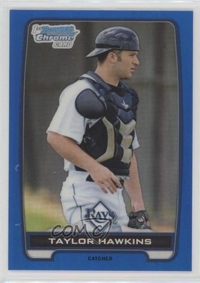 2012 Bowman Draft Chrome Picks Blue Refractor 61/250 Taylor Hawkins #BDPP88 4r3