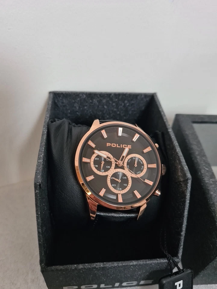 PVP 180. Reloj Policía Hombre Nuevo En Caja y Papeles. - Imagen 2 de 4