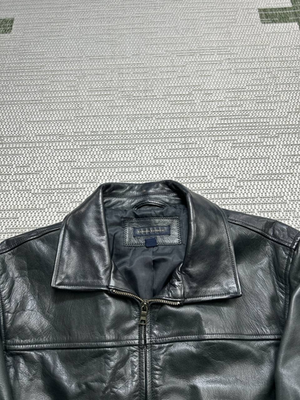 ジャケット・アウター 90s banana republic leather jacket y2k Vtg Y2k Banana Republic Jacket Mens Large Black Leather Heavy | eBay