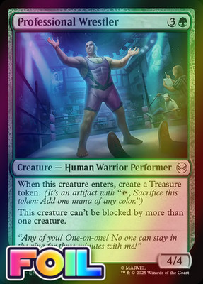 x1 Professional Wrestler FOIL SPM Spider-Man MTG 110 M/NM 1x