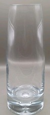 MCM Style Vase Thick Weighted Bubble Base Gla...