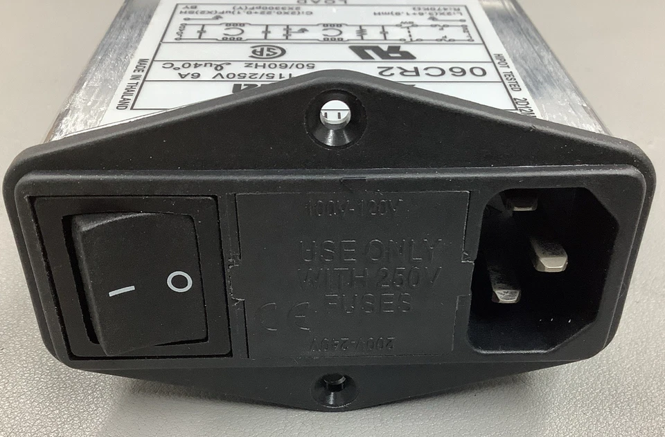 Delta 06CR2 115/250V 50/60Hz 6A EMI Filter (B563) - Image 4 of 4