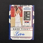 ALEKSEJ POKUSEVSKI 2020 PANINI CONTENDERS ROOKIE GAME TICKET RED AUTO