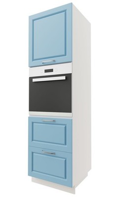 Backofenumbauschrank Pescara 60x207cm HETTICH Vollauszug Farbe wählbar PE-D14/RU