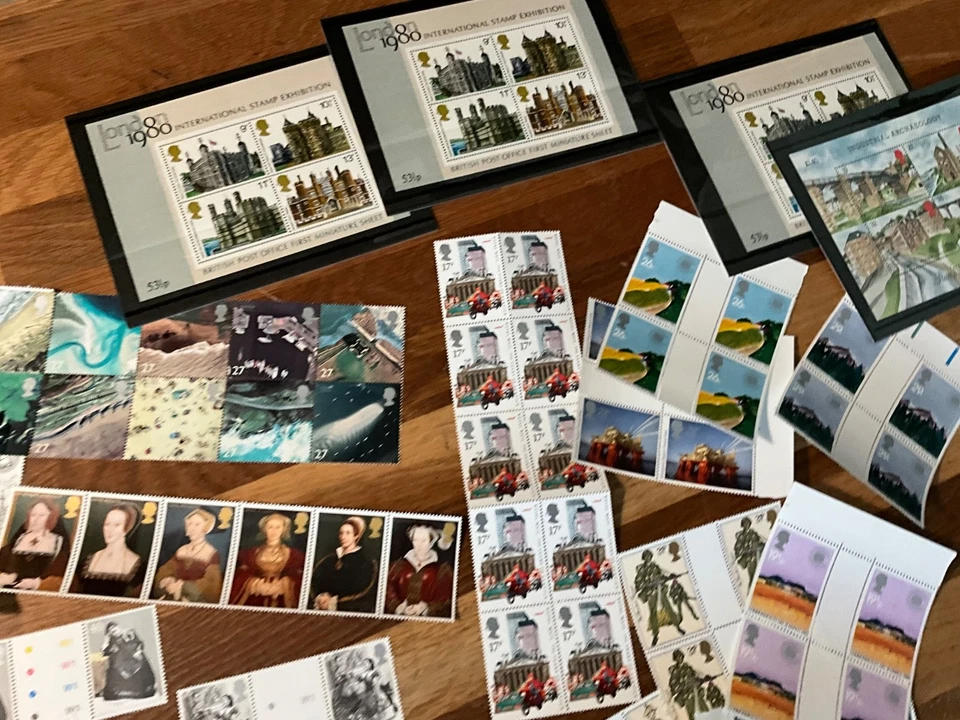 GB discount postage MNH  mint stamps face value £100+ SEE LARGER LOTS of FV - Image 3 of 4