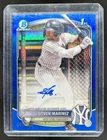 2025 Bowman Chrome Stiven Marinez Auto Blue Refractor 1st Prospect #31/150