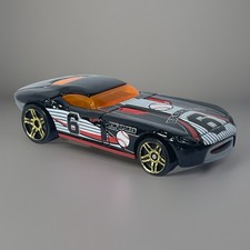 2018 Hot Wheels Fast Felion Base Ball Graphic Black No 6 Car 1:64 diecast