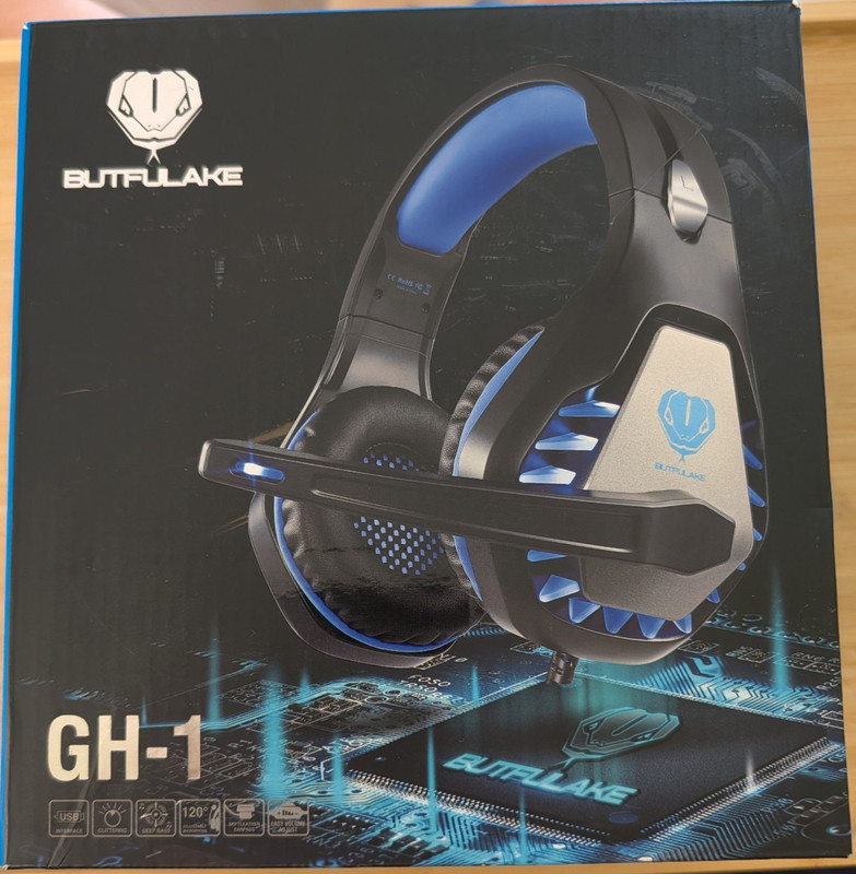 Butfulake GH-1 Gaming Headset - Blue