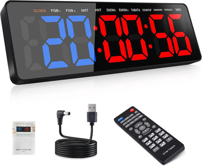 AnExer 16.5 Gym Timer, Turnuhr mit Stoppuhr, Countdown/Up, Stoppuhr,