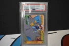 Pokemon Japanese Bandai Carddass Anime Collection #207 Ash Lapras Pikachu PSA 7