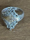 18K & Sterling Size 7 Ring — photo 8