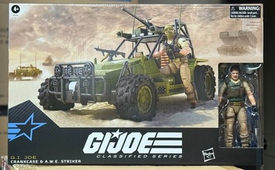 HASBRO G.I. JOE CLASSIFIED SERIES #171 CRANKCASE & A.W.E. STRIKER SDCC