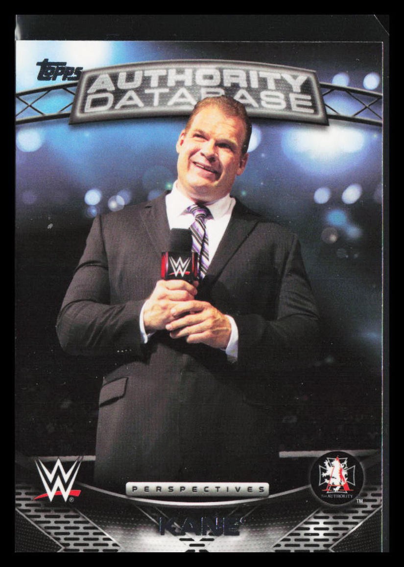 2016 Topps WWE Kane #4A Authority Database