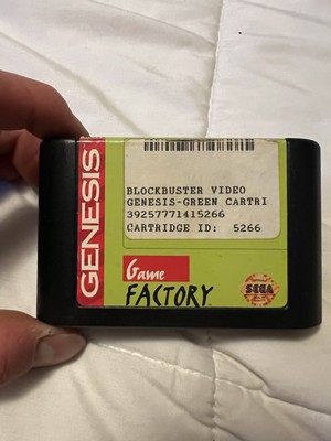 Sega Genesis Game Factory Green Label Cart