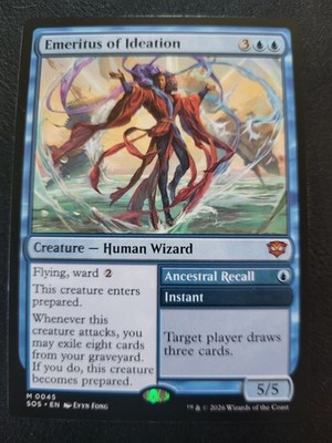 MTG Emeritus of Ideation Secrets of Strixhaven 45 Ancestral Recall