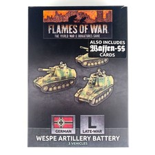 X3 Wespe Artillery Battery LW Resin - Finecast Battle Front Group Flames Of War