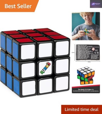 Rubik's Cube 3x3 - Unterhaltsame farblich passende Herausforderung für Jedermann